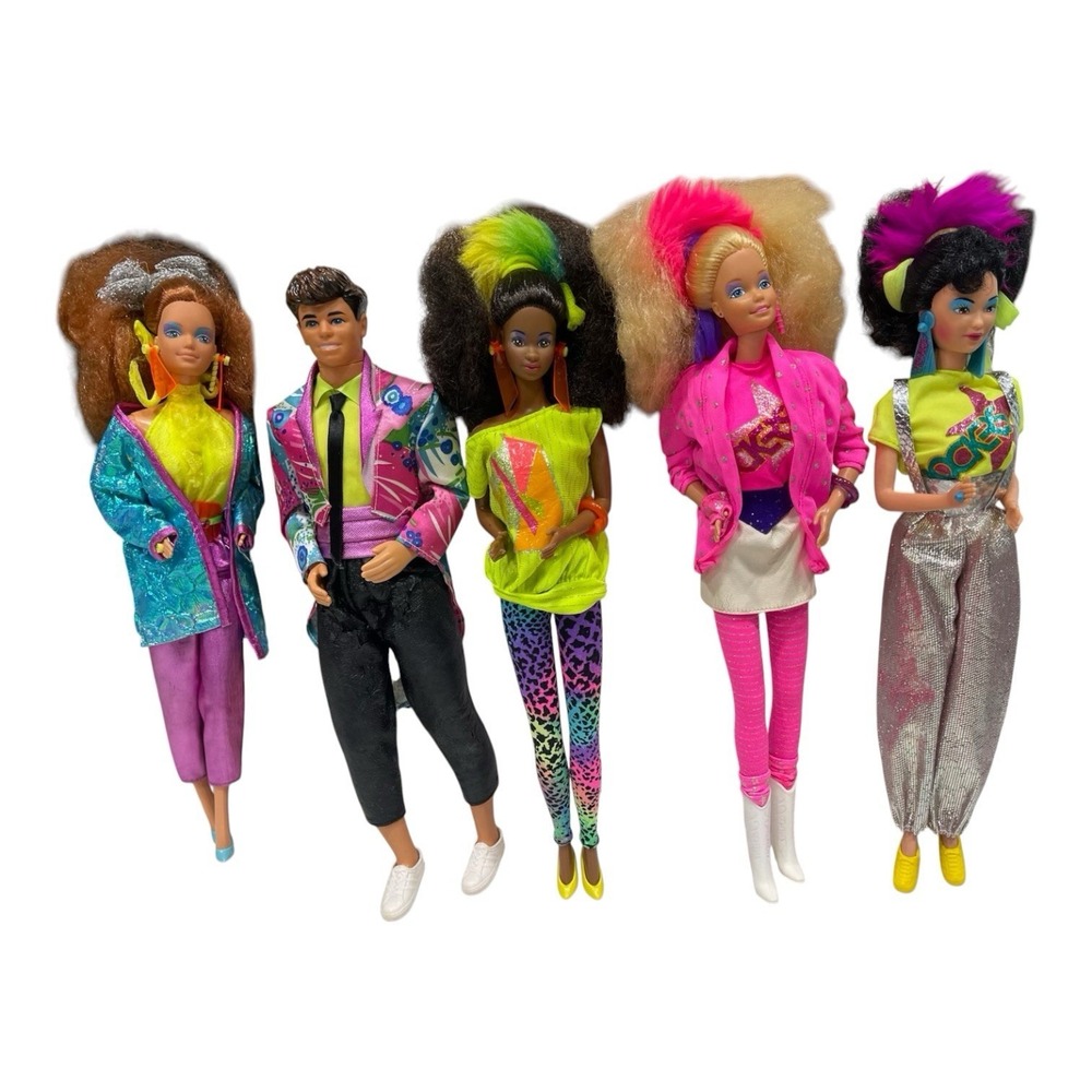 Vintage Mattel‎ Barbie and the Rockers 40th Anniversary (5 Doll Set)